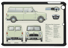 Austin Mini Countryman (all metal) 1965-67 Small Tablet Covers